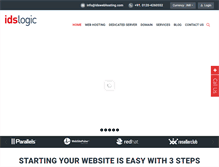 Tablet Screenshot of idswebhosting.com